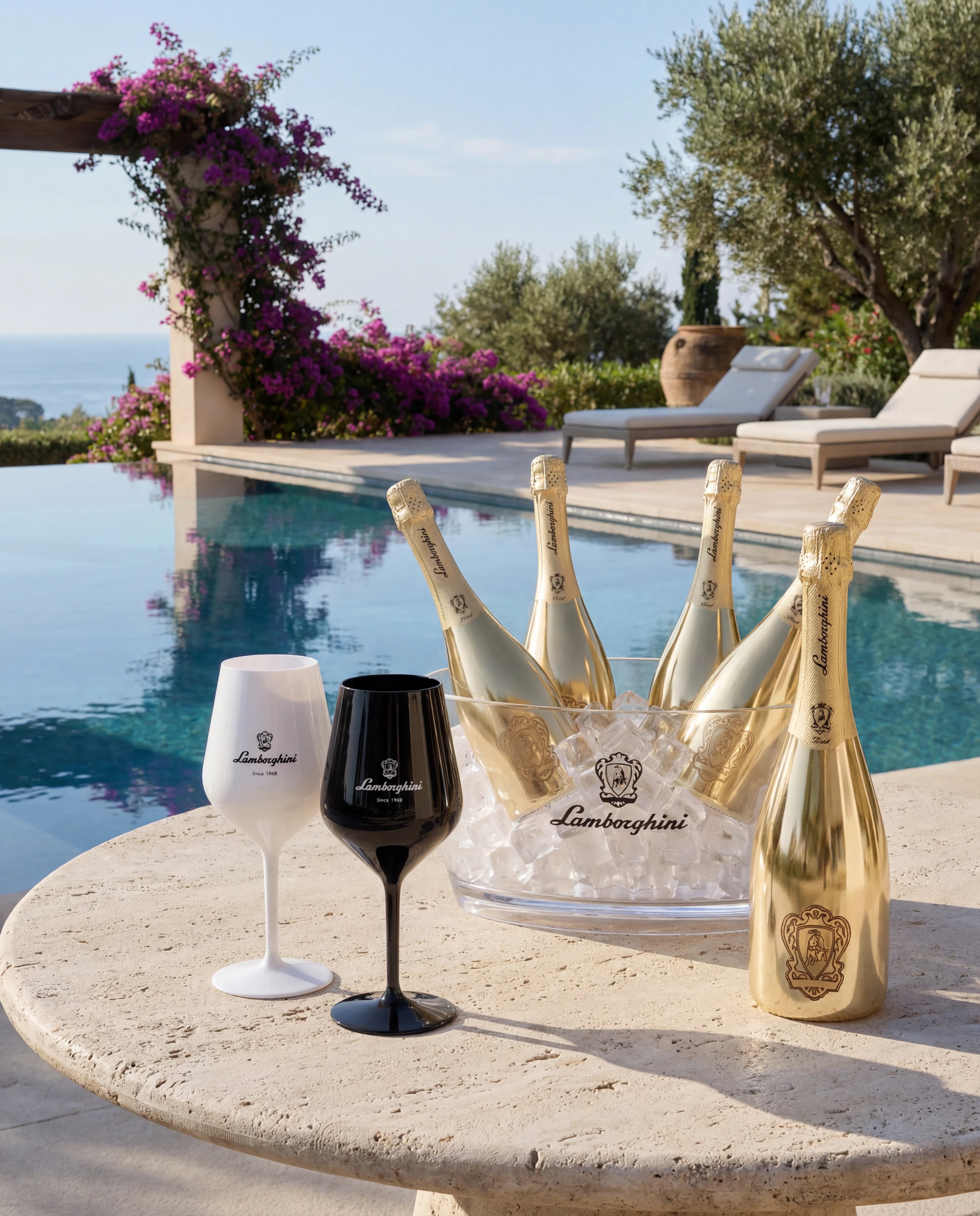 Lamborghini Ice Bucket with LED Lights