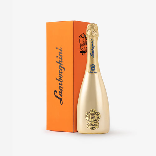 Lamborghini Gold: Extra Dry Prosecco D.O.C. Treviso with Gift Box | Case of 6