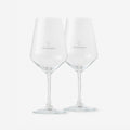 2 Lamborghini Branded Crystal Wine Glasses