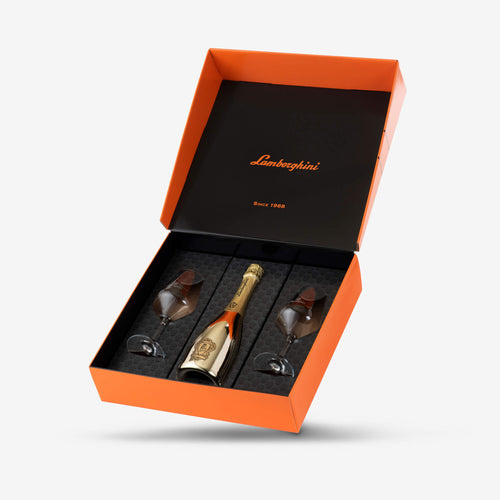 Lamborghini Oro Vino Spumante with Gift Set