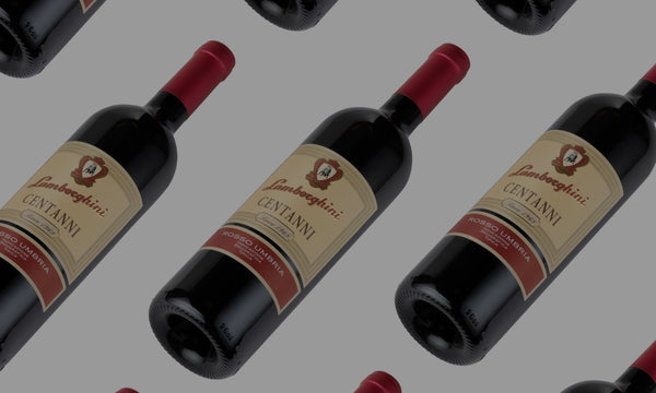 Multiple bottles of Lamborghini: Centanni Umbria Red Wine