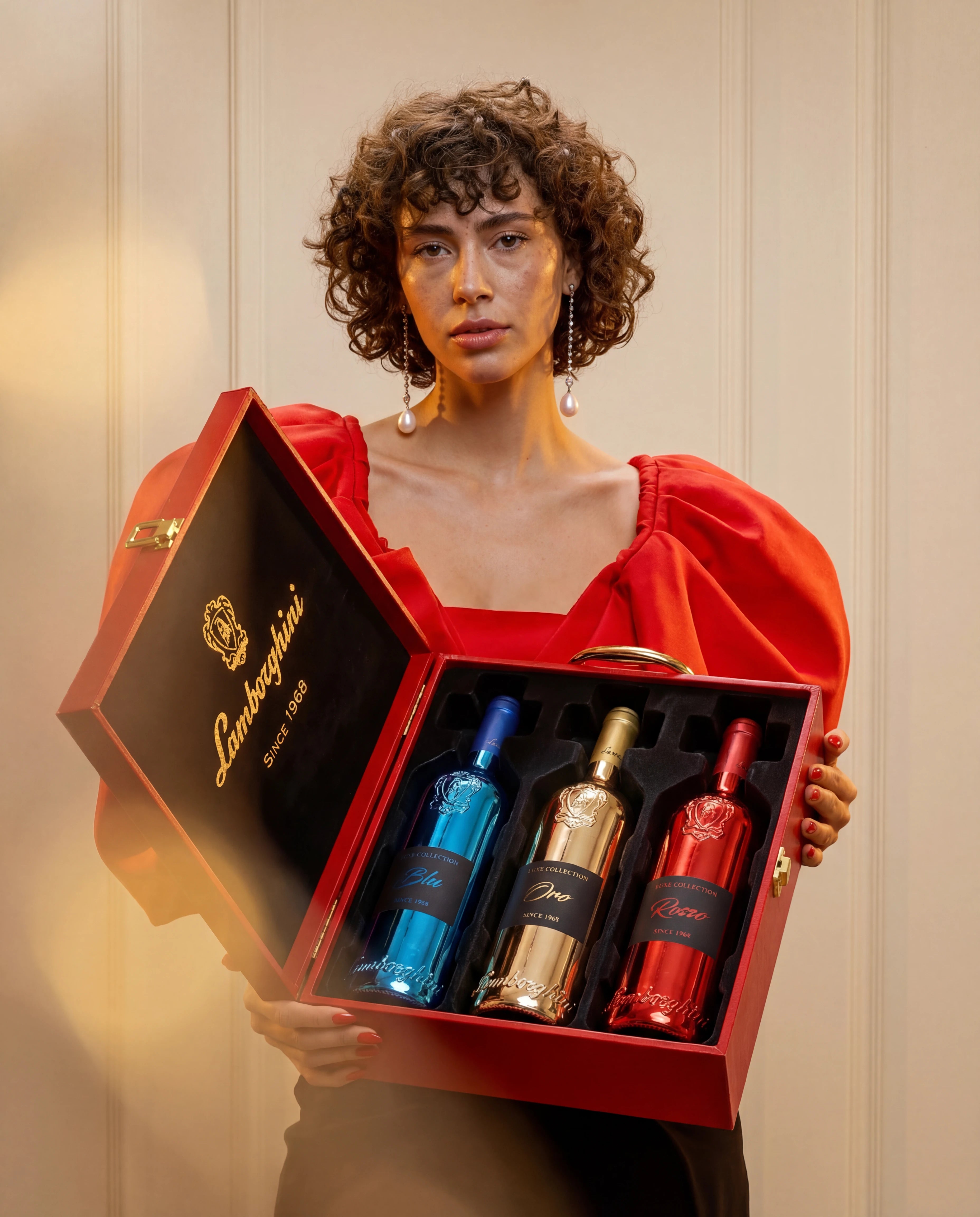 Lamborghini LUXE Red Collection with Gift Set