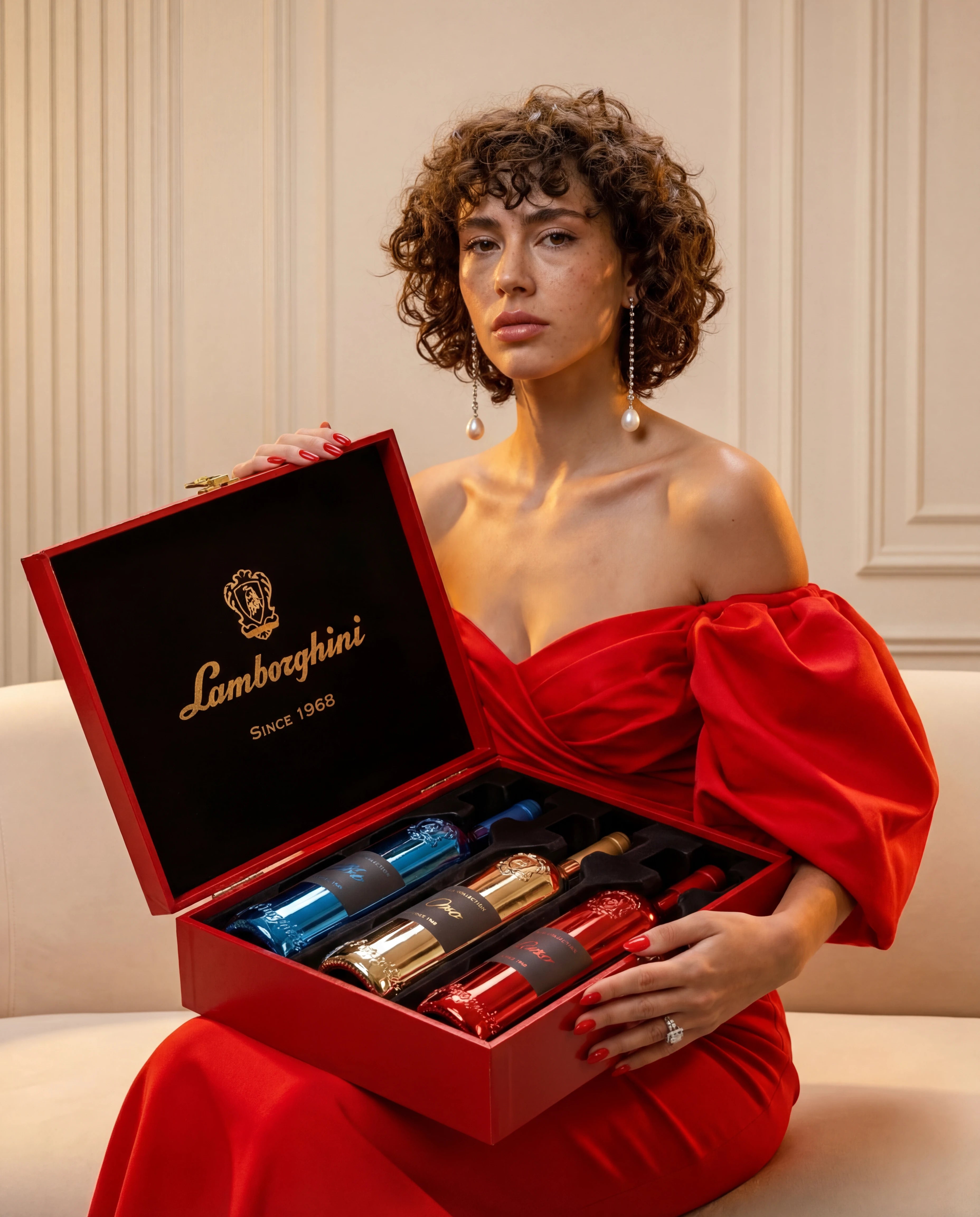 Lamborghini LUXE Red Collection with Gift Set
