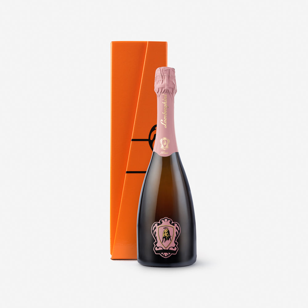 Lamborghini: Rosè "The Legend" with Gift Set & Wine Glasses