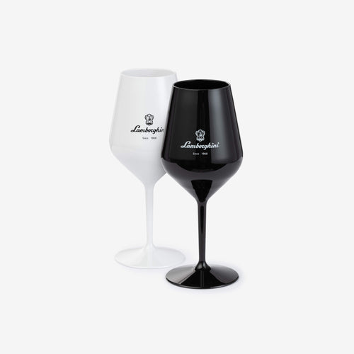 Lamborghini Black & White Acrylic Glasses